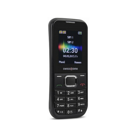 Swisstone Sc 230 Dual-Sim Zwart Gsm Mobiele Telefoon