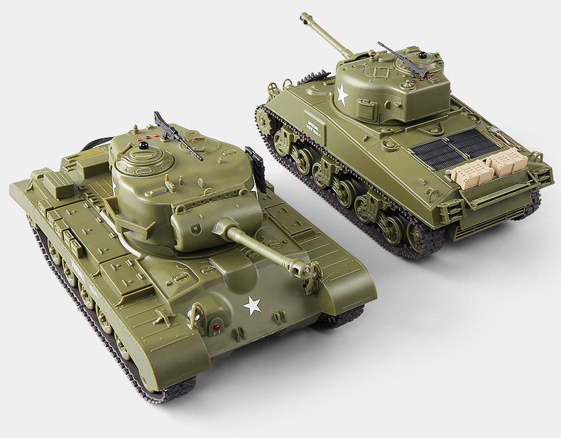 Rc Tank Battle Set Van 2 Infrarood Gevechtssysteem Combat Simulatie 1:30 Door Heng Long