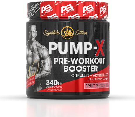 All Stars Pump-X, 340 G Dose, Fruit Punch