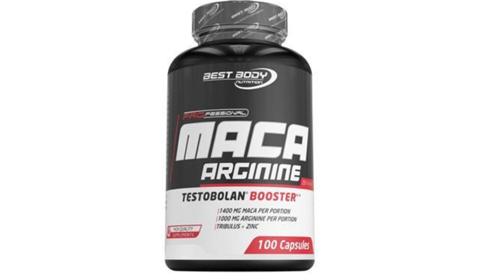 best body nutrition professional maca arginine testobolan booster, 100 kapseln dose