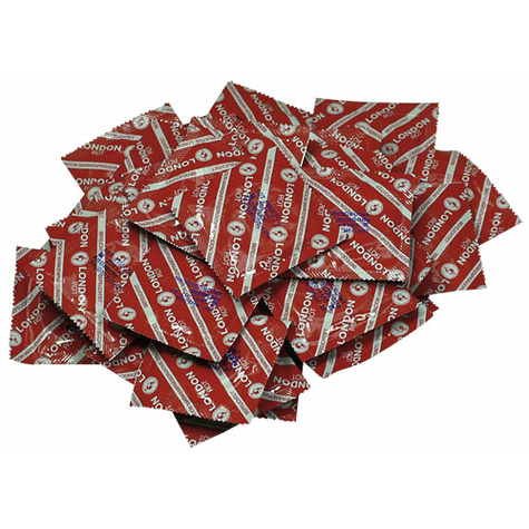 Condooms : London Condooms Red 100s
