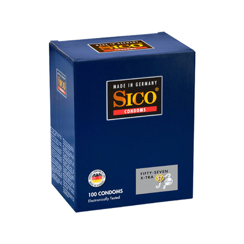 Sico X-Tra Condooms 100 Kondome