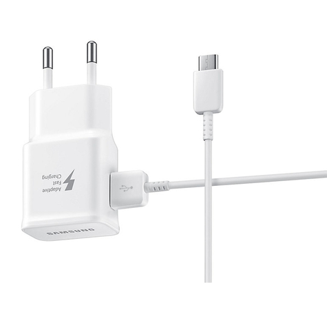 Samsung Epta20ewe Fast Charger + Cable Usb To Usb Type C White