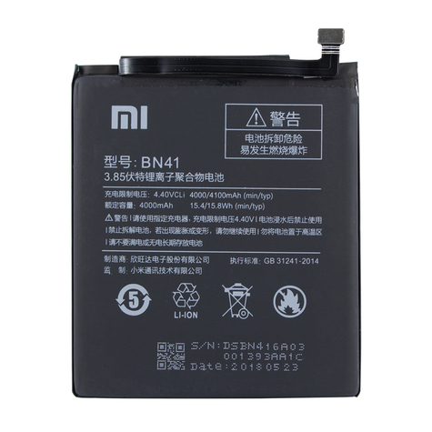 Xiaomi Lithium Ion Batterij Bn41 Xiaomi Redmi Note 4 4000mah