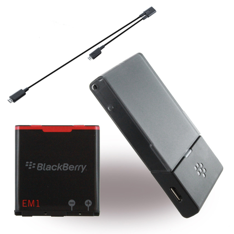 Blackberry Acc-39461-101 Batterijladerbundel + Batterij E-M1 Curve 9350 , 9360, 9370