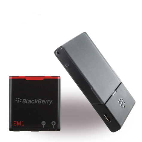 Blackberry E-M1 Originele Batterij + Lader Curve 9350 1000mah