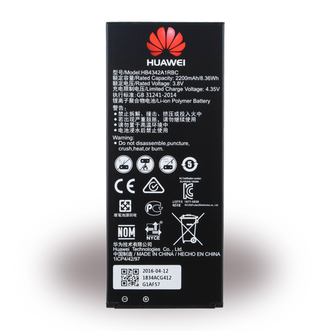 Huawei Hb4342a1rbc Lithium Ionen Polymeerbatterij Ascend Y6, Honor 4a 2200mah