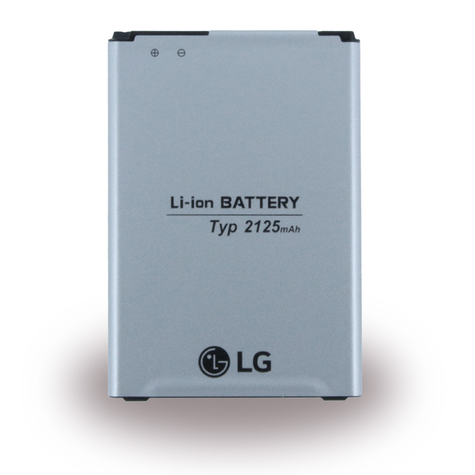 lg electronics bl-46zh lithium ion batterij k7, k8, x210, k350n 2125mah