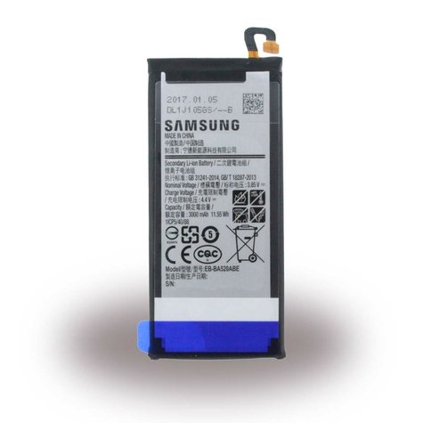Samsung Eb-Ba520abe Lithium Ion Batterij A520f Galaxy A5 (2017) 3000mah