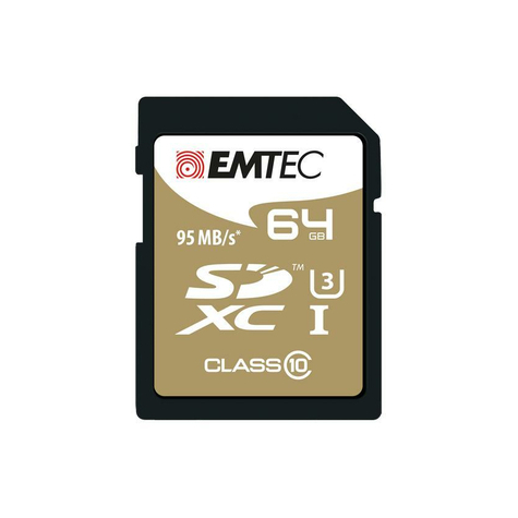 Sdxc 64 Gb Emtec Speedin Cl10 95mb/S Fullhd 4k Ultrahd Blister