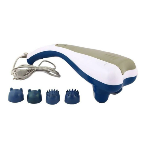 Hoofd Massage Ger (Blauw/Wit)