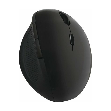 logilink draadloze ergonomische muis, 2.4 ghz, zwart