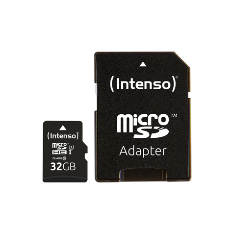 Intenso Secure Digital Kaart Micro Sd Uhs-I Professional 32 Gb Geheugenkaart