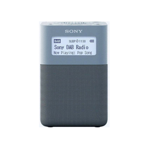 Sony Xdr-V20dl, Draagbare Dab/Dab+ Klokradio Met Luidspreker, Blauw