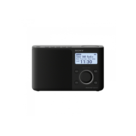 Sony Xdr-S61d Dab/Dab+ Digitale Radio, Zwart