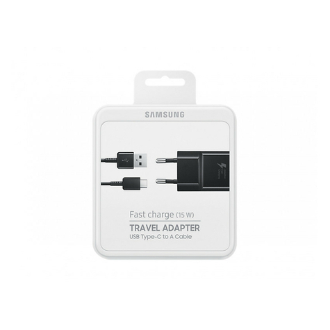 Samsung Snellader 15w Usb Type C (Adapter+Kabel) 1,5 M Zwart