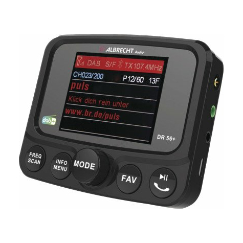 Albrecht Dr 56+ Dab+ Autoradio Adapter Met Bluetooth
