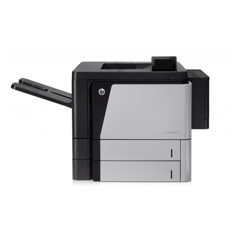 Hp Laserjet Enterprise M806dn Zwart-Wit Laserprinter Lan A3