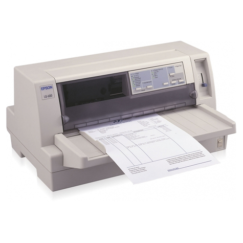 Epson Lq-680 Pro Dot Matrix Printer 24 Naalden