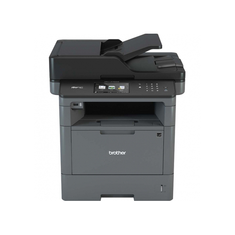 Brother Mfc-L5750dw Zwart-Wit Laserprinter Scanner Kopieerapparaat Fax Lan Wlan