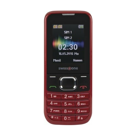 Swisstone Sc 230 Dual-Sim Rode Gsm Mobiele Telefoon