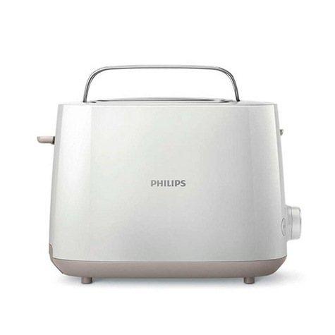 Philips Hd2581/00 Broodrooster Daily Collection Wit Broodjeswarmer
