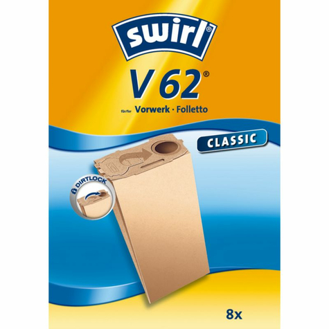 Swirl V 62 Classic Stofzuigerzak Speciaal Papier (Pak Van 8)