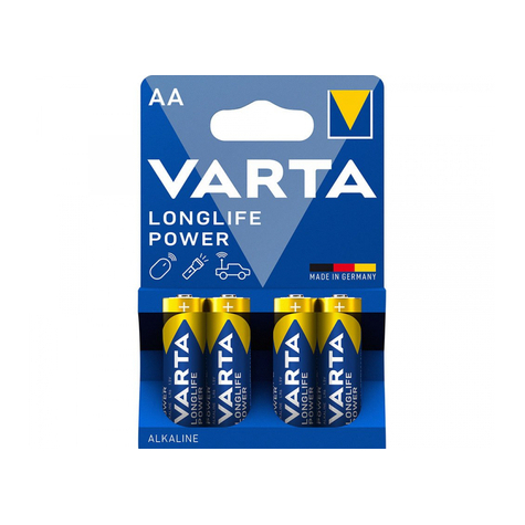 Batterij Varta Longlife Power Lr06 Mignon Aa (4 St.)
