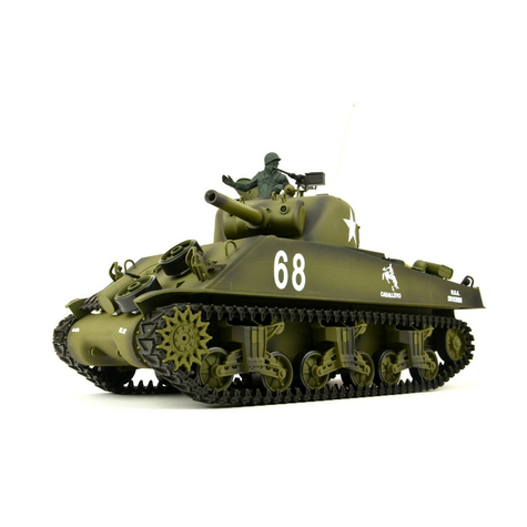 Rc Tank Us M4a3 Sherman Heng Long 1:16 Met Rook&Geluid+Metalen Versnellingsbak +2,4ghz