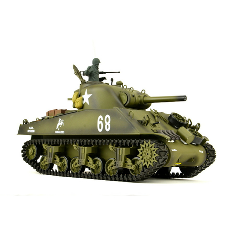 Rc Tank Us M4a3 Sherman Heng Long 1:16 Met Rook&Geluid+2,4ghz Pro Model