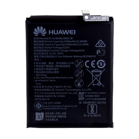 Huawei Hb386280ecw Lithium-Ion Batterij Honor 9, P10 3200mah
