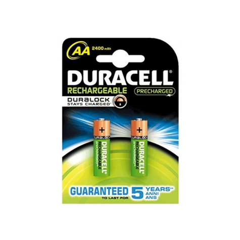 Duracell Staycharged Oplaadbare Batterij Mignon Aa Hr6 2500mah Blisterverpakking Van 2