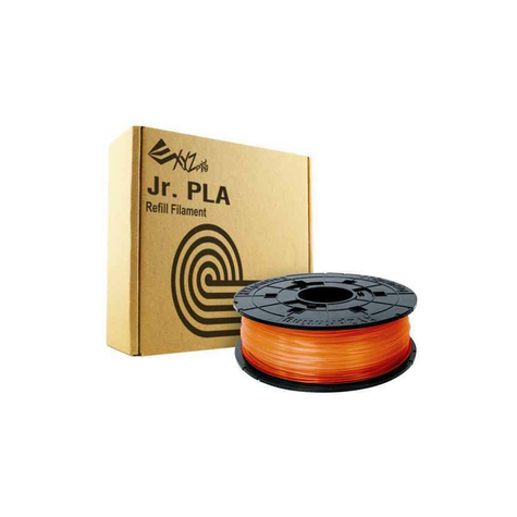Xyzprinting 3d Printmateriaal Polyacticsre (Pla) Oranje 600 G Rfplcxeu07b