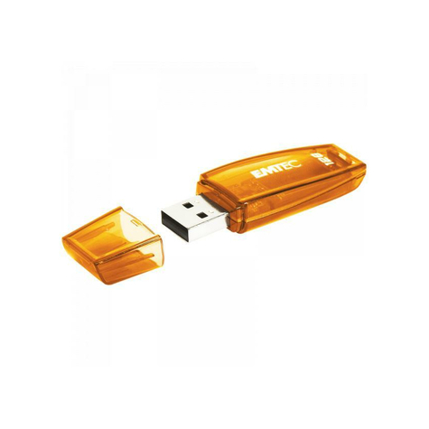 Usb Flashdrive 128 Gb Emtec C410 Blister (Oranje)