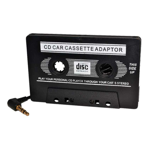 Reekin Stereo Autoradio Cassette Adapter