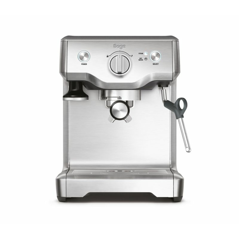 Sage Appliances Ses810 Espresso Machine The Duo Temp Pro, Brushed Stainless Steel