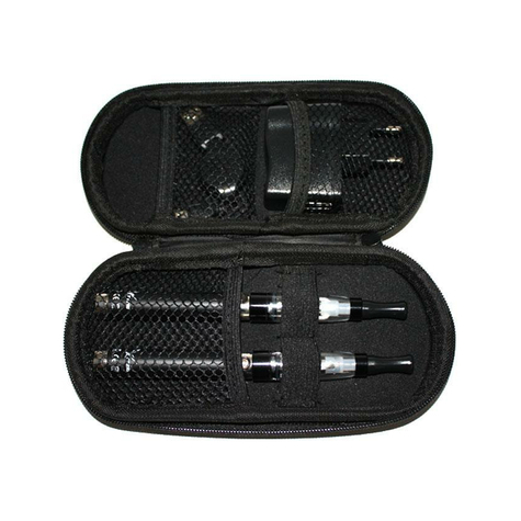Ttzig E-Sigaret Set Van 2 Proset 650mah Met Zakje (Zilver)