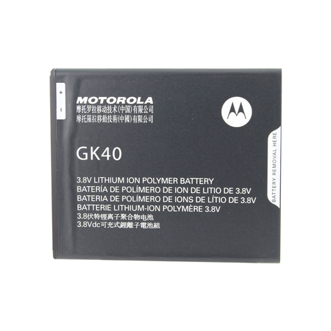 Motorola Gk40 Moto E3, G4 Play, Moto G5 Lithium Ion Polymeer 2800mah