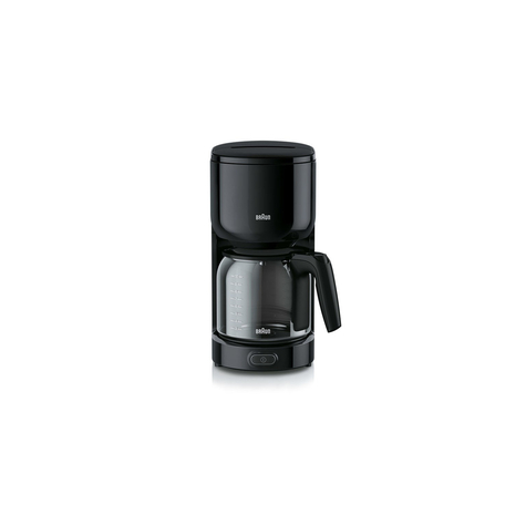 Braun Kf 3120 Bk Filterkoffiemachine Gemalen Koffie 1000 W Zwart