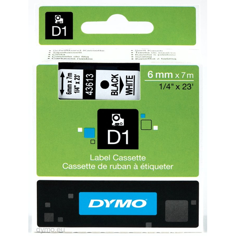 Dymo D1 Labeltape Zelfklevend