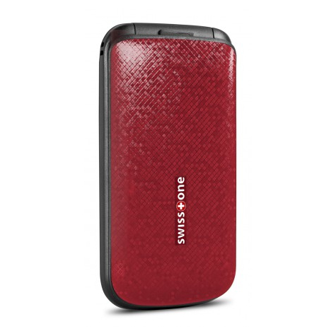 Swisstone Sc 330 Flip Case Dual Sim 4,5 Cm (1,77 Inch) Bluetooth 600 Mah Zwart Rood