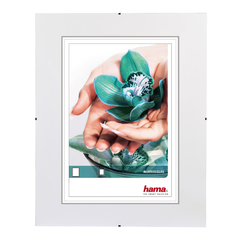 Hama Clip-Fix - Glass - Transparent - Single Picture Frame - 10 X 15 Cm - Clip-Fix - Thoughtful