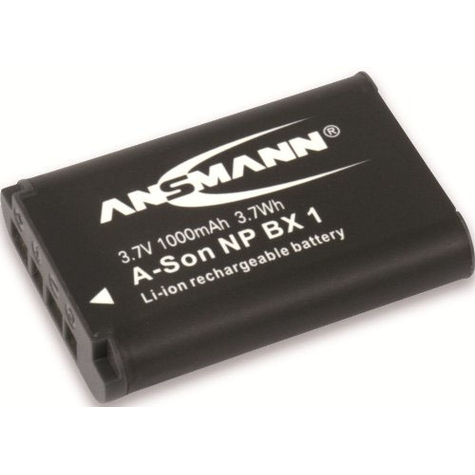 Ansmann 1400-0041 Lithium-Ion (Li-Ion) 1000mah Camera Sony Dsc-Rx1 Dsc-Rx100 Hdras15 3.7v 1pc(S)