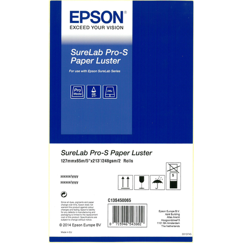 Epson Surelab Pro-S Papierglans Bp 5x65 2 Rollen