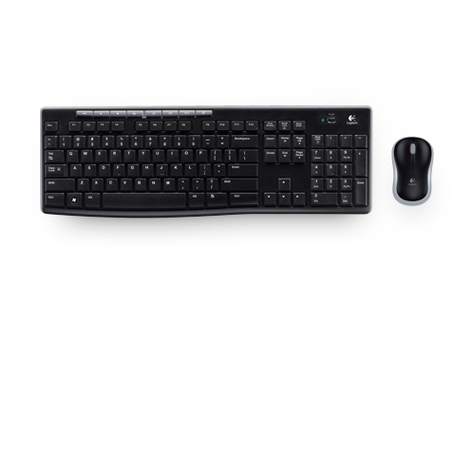 Logitech Wireless Combo Mk270 - Tastatur-Und-Maus-Set - Drahtlos