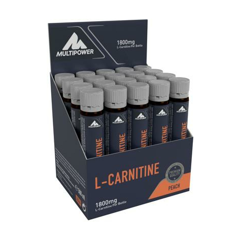 Multipower L-Carnitin Liquid, 20 X 25 Ml Ampullen, Peach