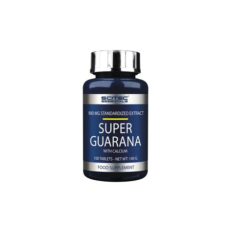 Scitec Essentials Super Guarana, 100 Tablets Dose