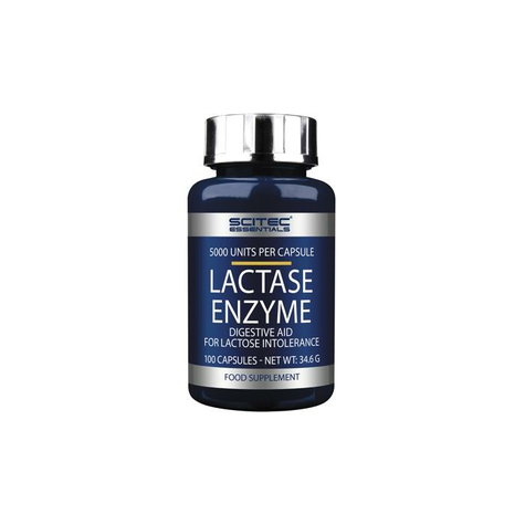 scitec essentials lactase enzyme, 100 kapseln dose