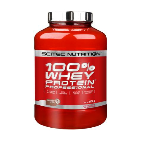 scitec nutrition 100% whey protein professional, 2350 g dose