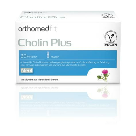 Orthomed Fit Cholin Plus, Kapseln, 30 Tagesportionen